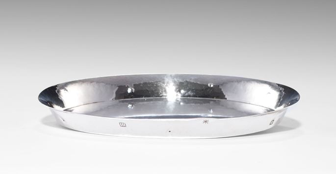 Josef  Hoffmann - Oval Silver Tray | MasterArt
